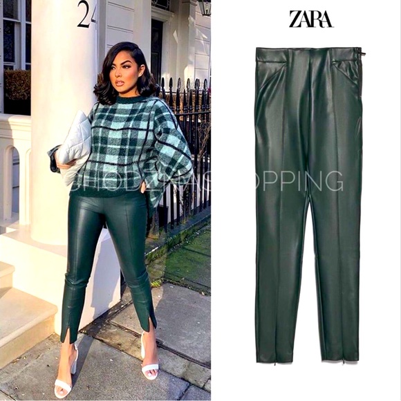 Zara Pants - Zara faux leather pants
